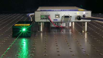 MPB's 532-nm Visible Fiber Laser